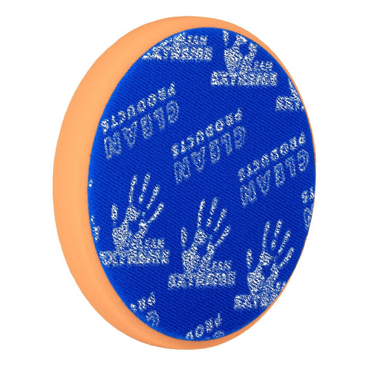 Polierschwamm abrasiv - retikuliert Orange 135 mm - 5 Stück - CLEANPRODUCTS