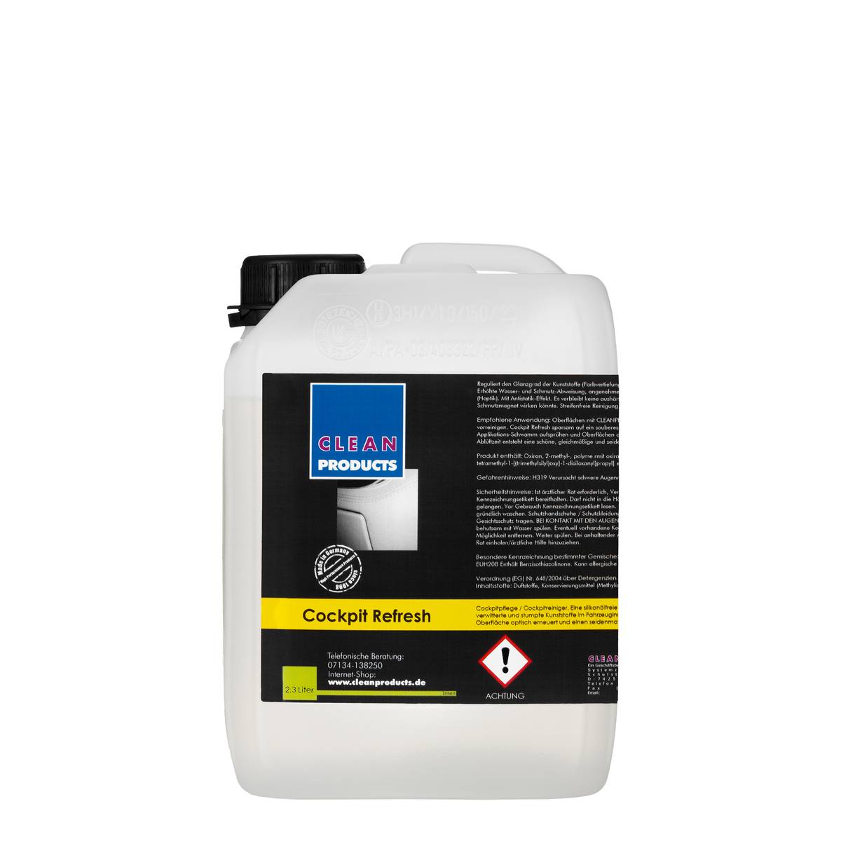 Fahrzeug-Cockpitpflege (Cockpit Refresh) - 2,3 Liter - CLEANPRODUCTS