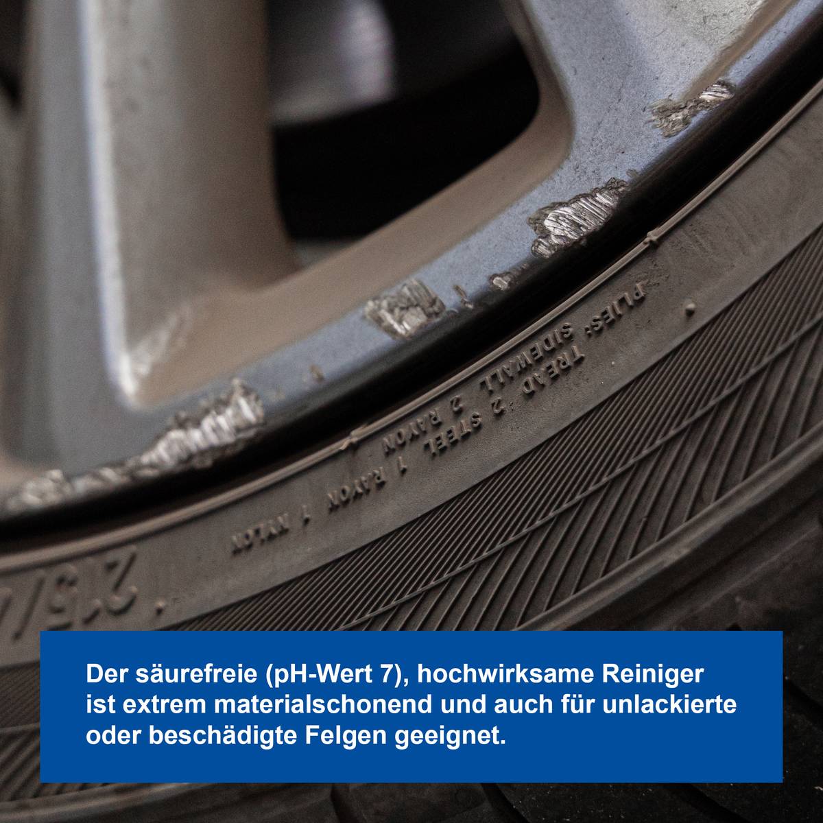Felgenreiniger P redblue - Säurefrei mit Farbumschlag - 2,3 Liter - CLEANPRODUCTS