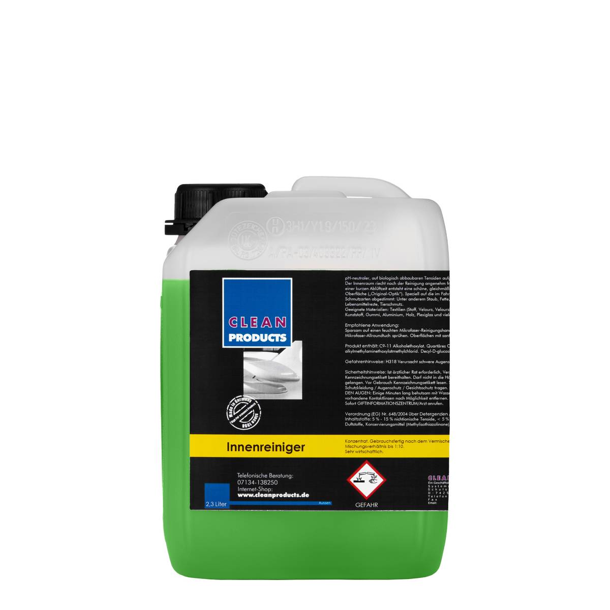 Fahrzeug-Innenreiniger Konzentrat - 2,3 Liter - CLEANPRODUCTS