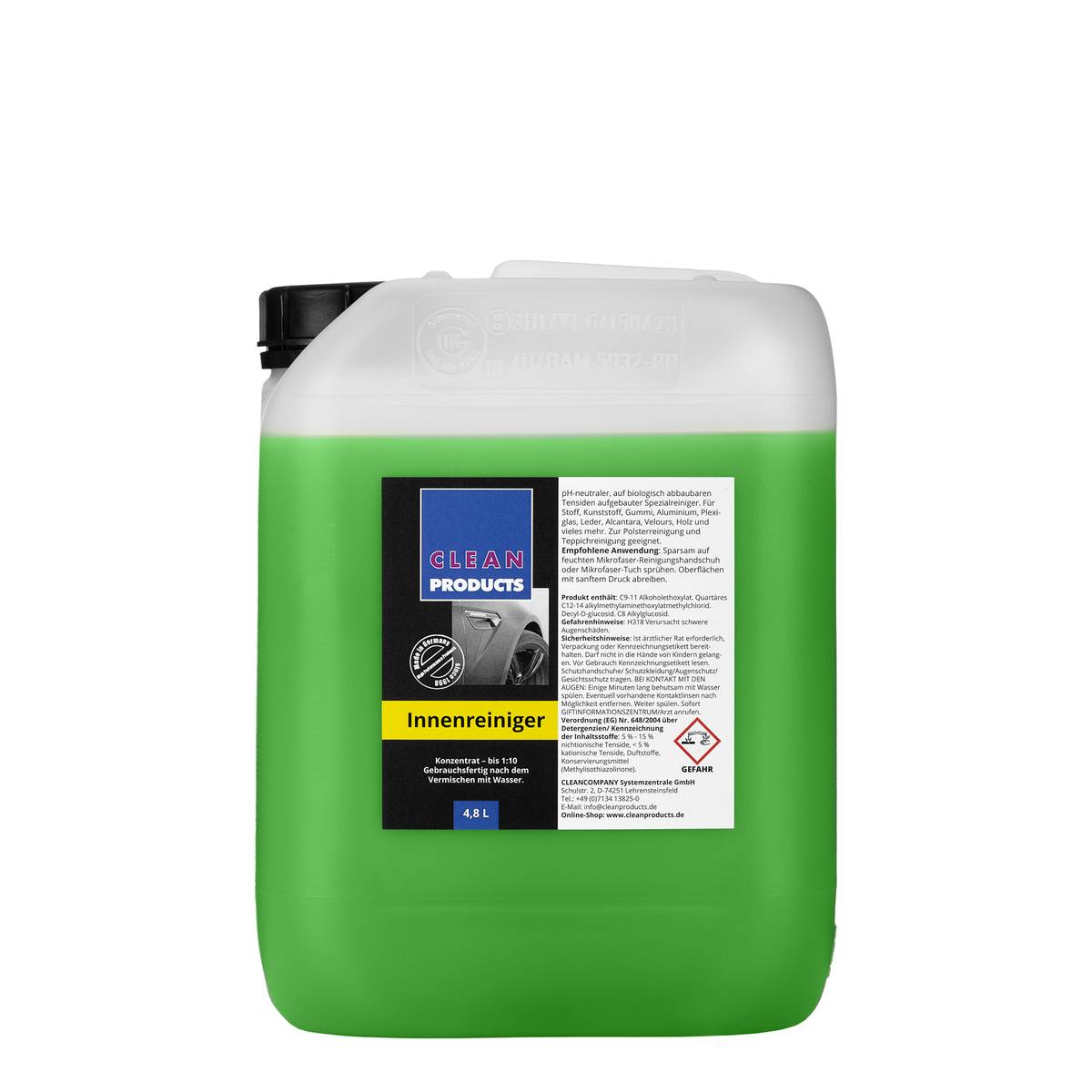 Fahrzeug-Innenreiniger Konzentrat - 4,8 Liter - CLEANPRODUCTS