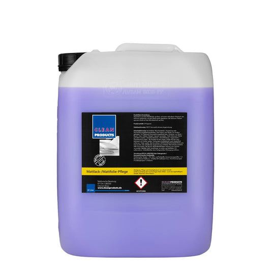 Mattlack + Mattfolie Pflege - 10 Liter - CLEANPRODUCTS