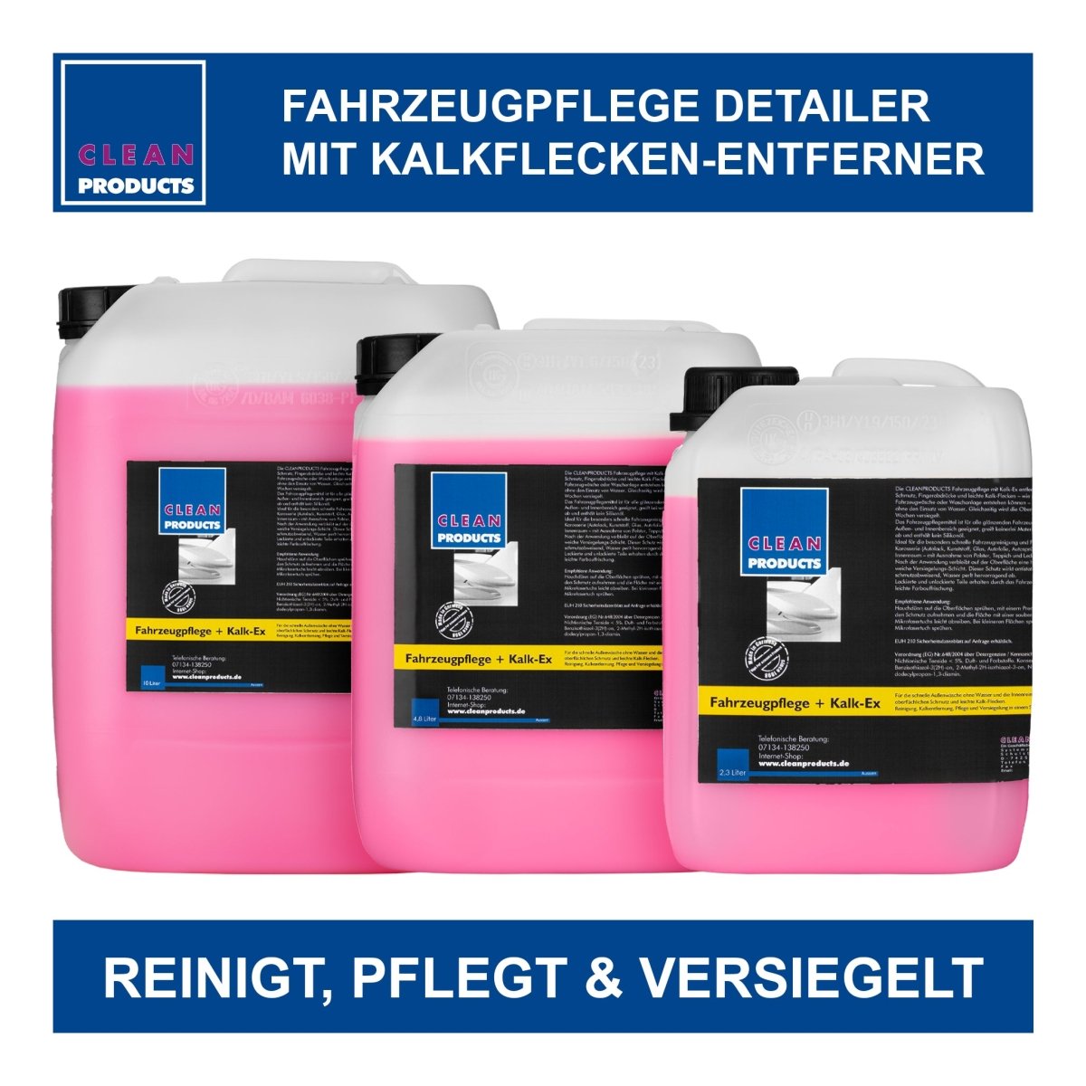 Detailer mit Kalkflecken-Entferner - 10 Liter - CLEANPRODUCTS