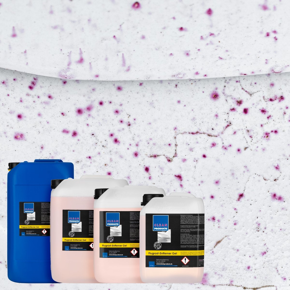 Flugrost-Entferner Gel - Säurefrei - pH-neutral - 2,3 Liter - CLEANPRODUCTS