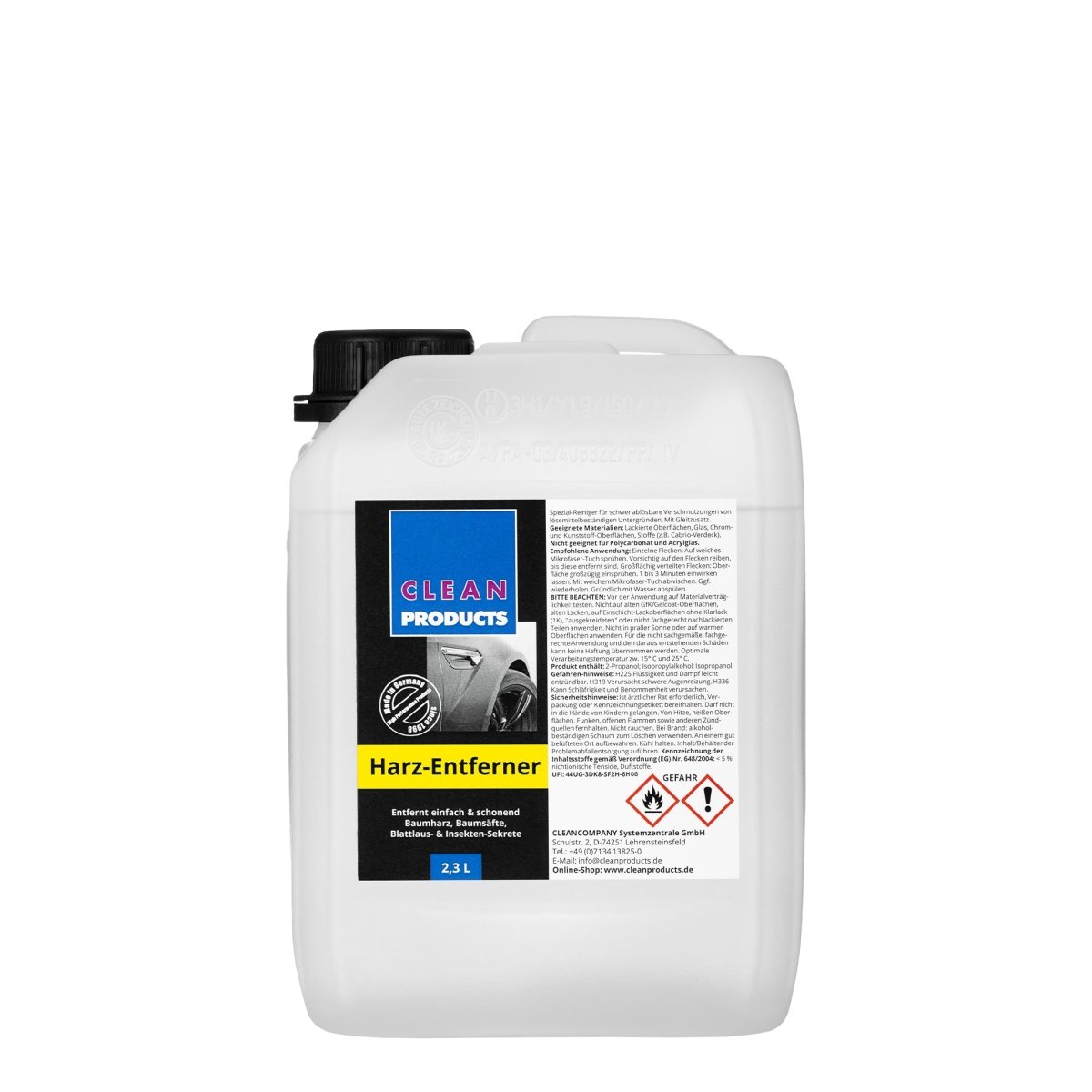 harz entfernen markise Harz-ENTFERNER 2,3 Liter – CLEANPRODUCTS