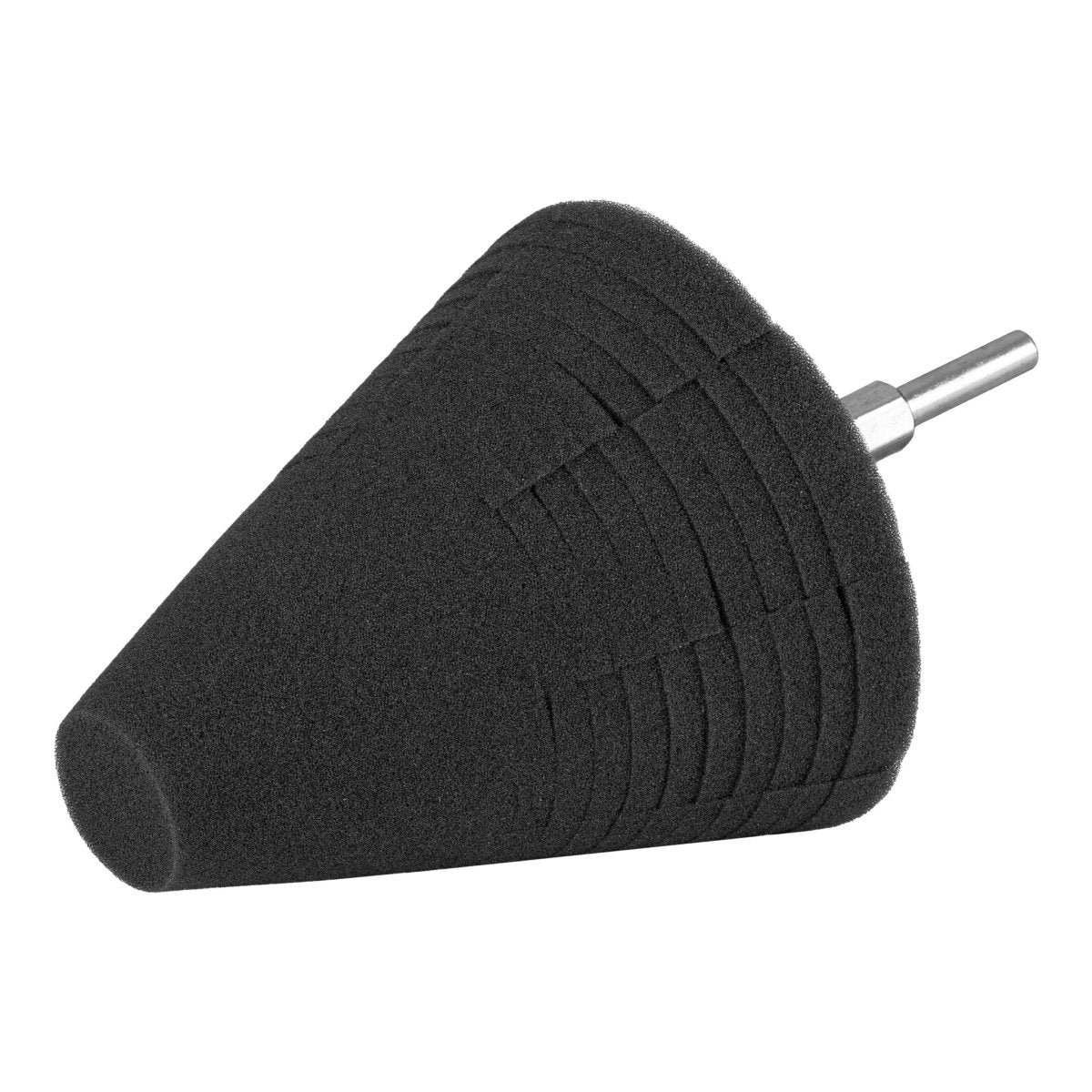 Polier-Schwamm Finish Schwarz - Polieraufsatz - Reinigungs-Schwamm für Bohrmaschine und Akkuschrauber - 1 Stück - CLEANPRODUCTS