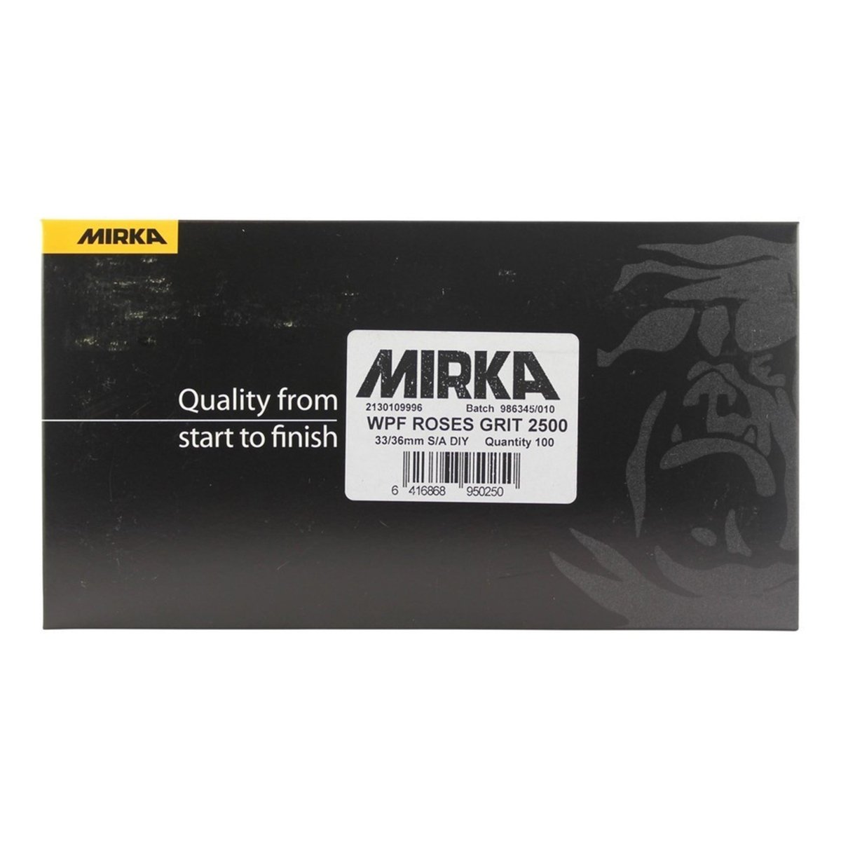MIRKA Wasserfest-Latex WPF ROSES P 2500 Ø 33/36 mm 100 Stück - CLEANPRODUCTS