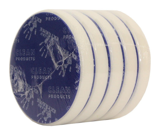 Polierschwamm super-abrasiv-retikuliert Weiß 155 mm - 5 Stück - CLEANPRODUCTS