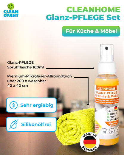 CLEANHOME UniQuick SAUBER+PFLEGE-SET