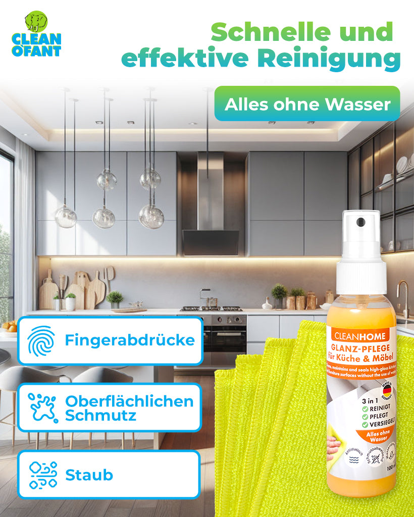 CLEANHOME UniQuick SAUBER+PFLEGE-SET