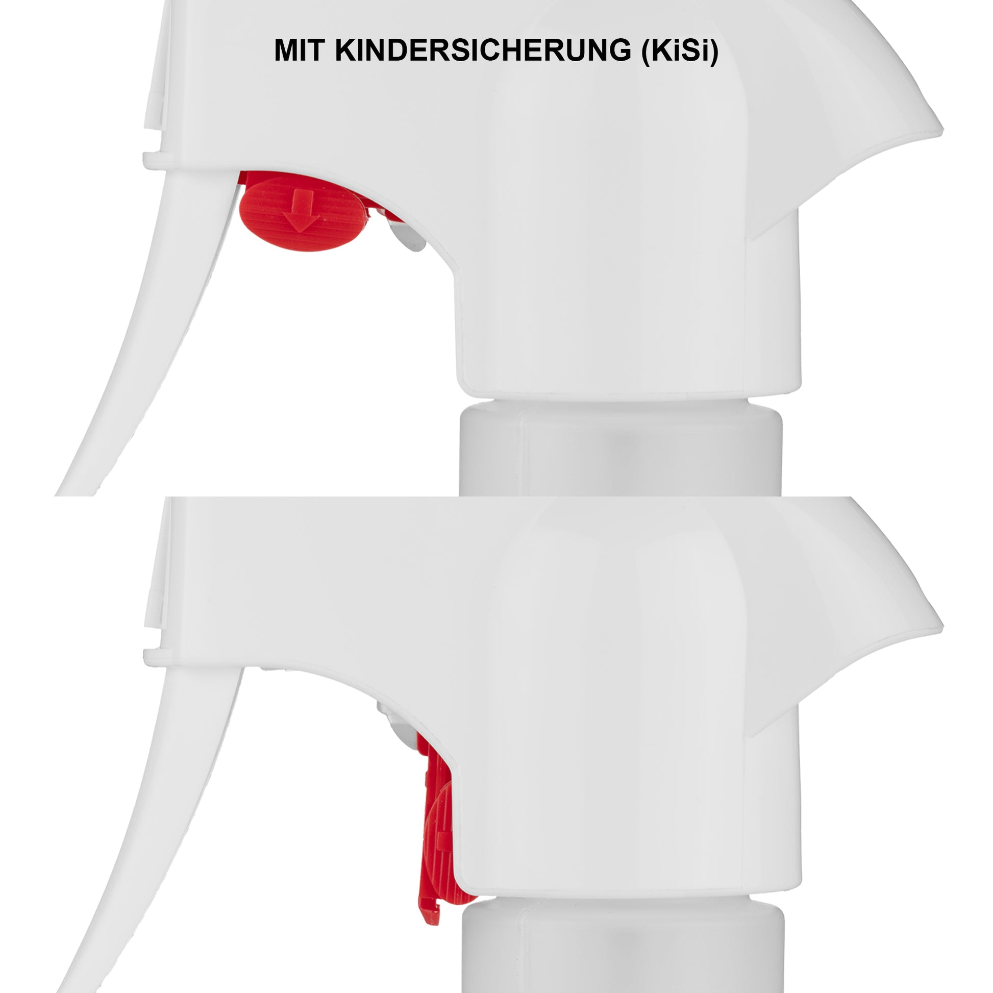 CLEANPRODUCTS Sprühkopf mit Kindersicherung (KiSi) für 500 ml Sprühflasche Natur