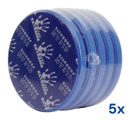 Exzenter-Polierschwamm medium-retikuliert Blau 165 mm - 5 Stück