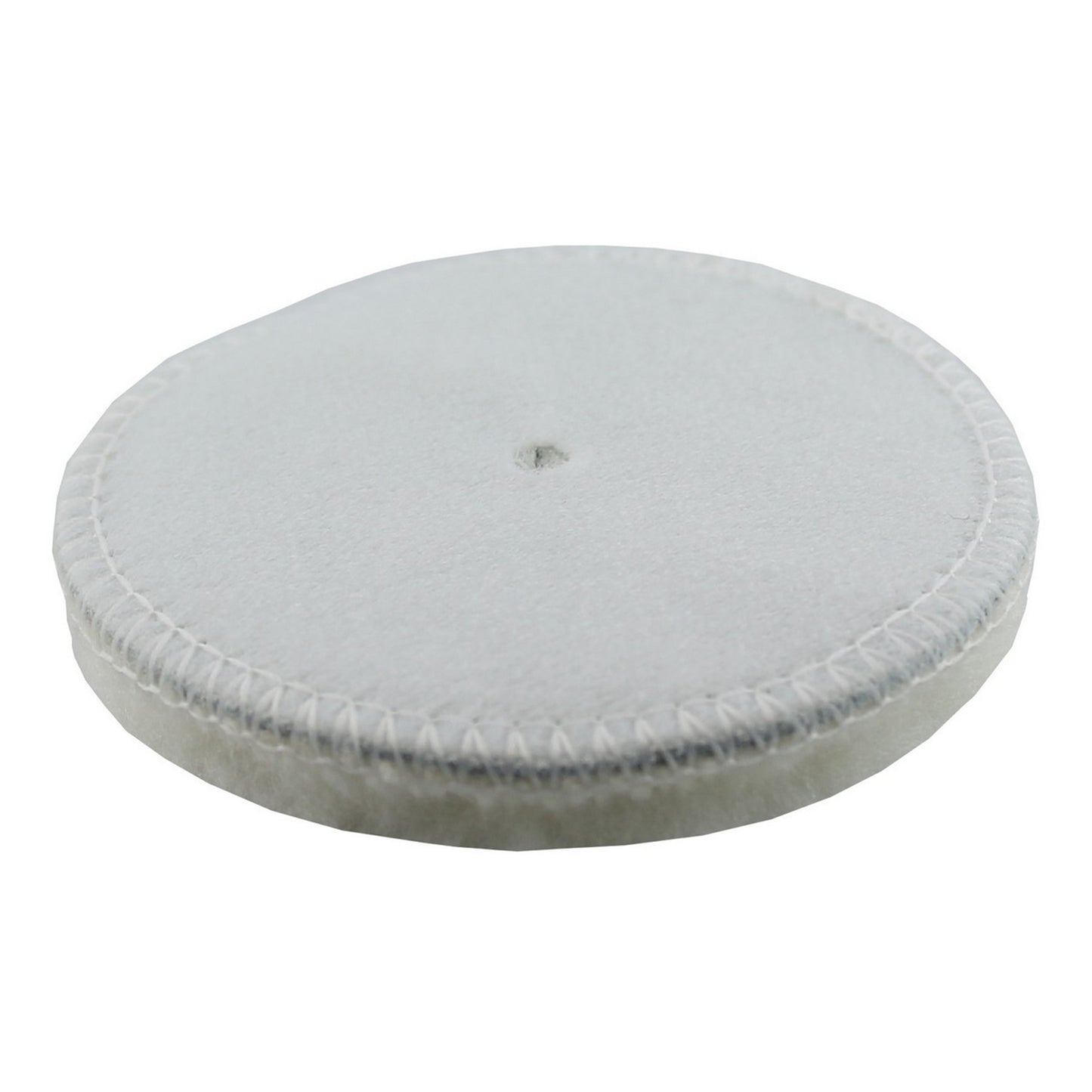 CLEANPRODUCTS Lammfell-Polierpad Weiß 80 mm Durchmesser - 10 Stück