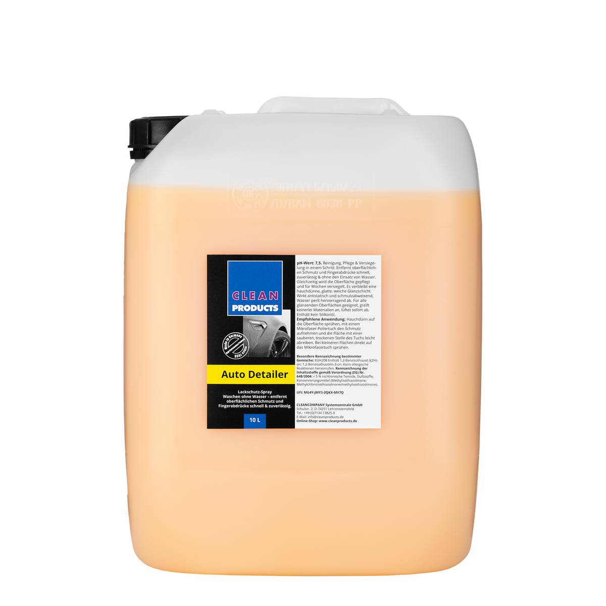 Lackschutz-Spray (Detailer) - 10 Liter - CLEANPRODUCTS