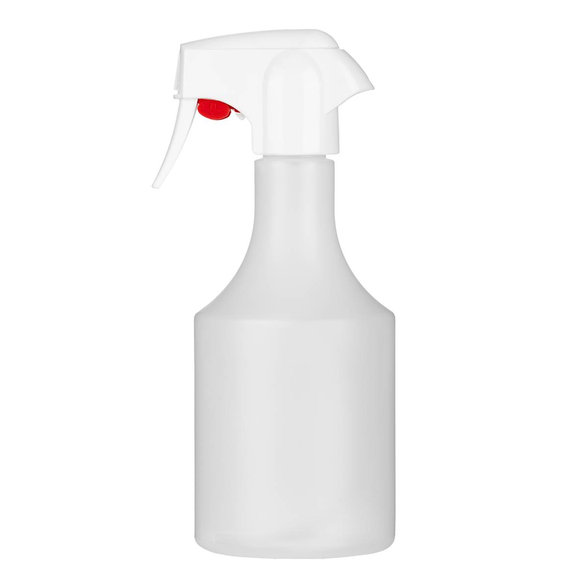 Kunststoff-Systemflasche rund 500 ml mit Pump-Sprühkopf mit Kindersicherung (KiSi) - CLEANPRODUCTS