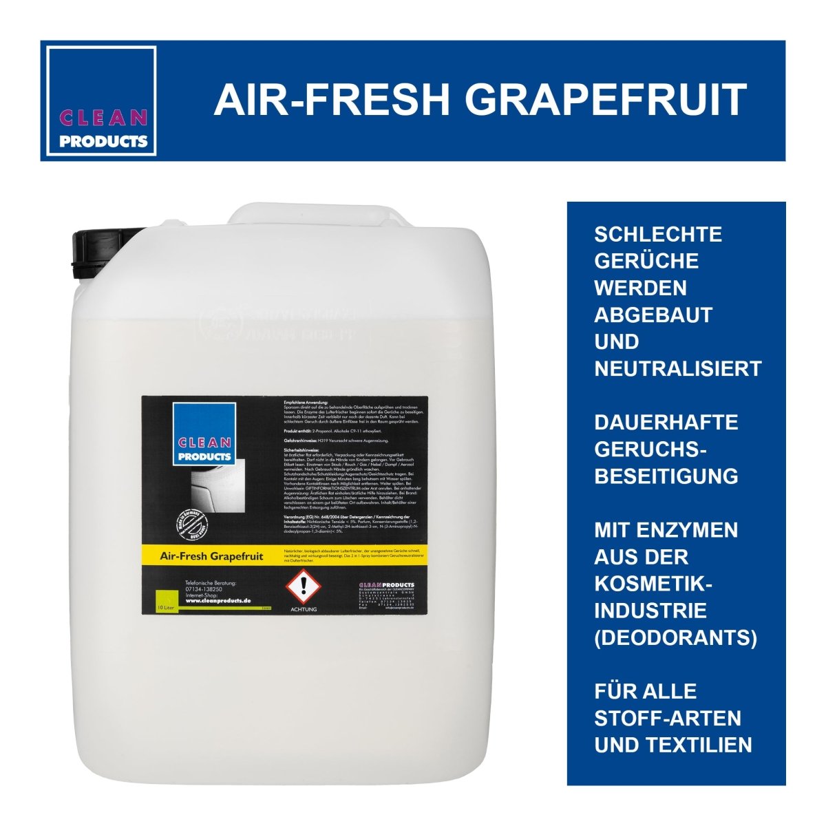 Air-Fresh Grapefruit - 10 Liter - CLEANPRODUCTS