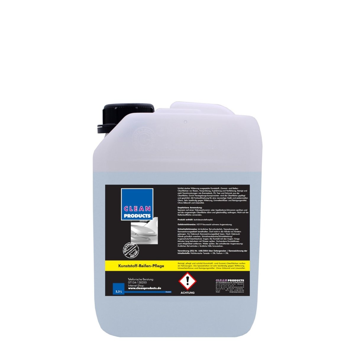 Kunststoff-/Reifen-Pflege (außen) - 2,3 Liter - CLEANPRODUCTS
