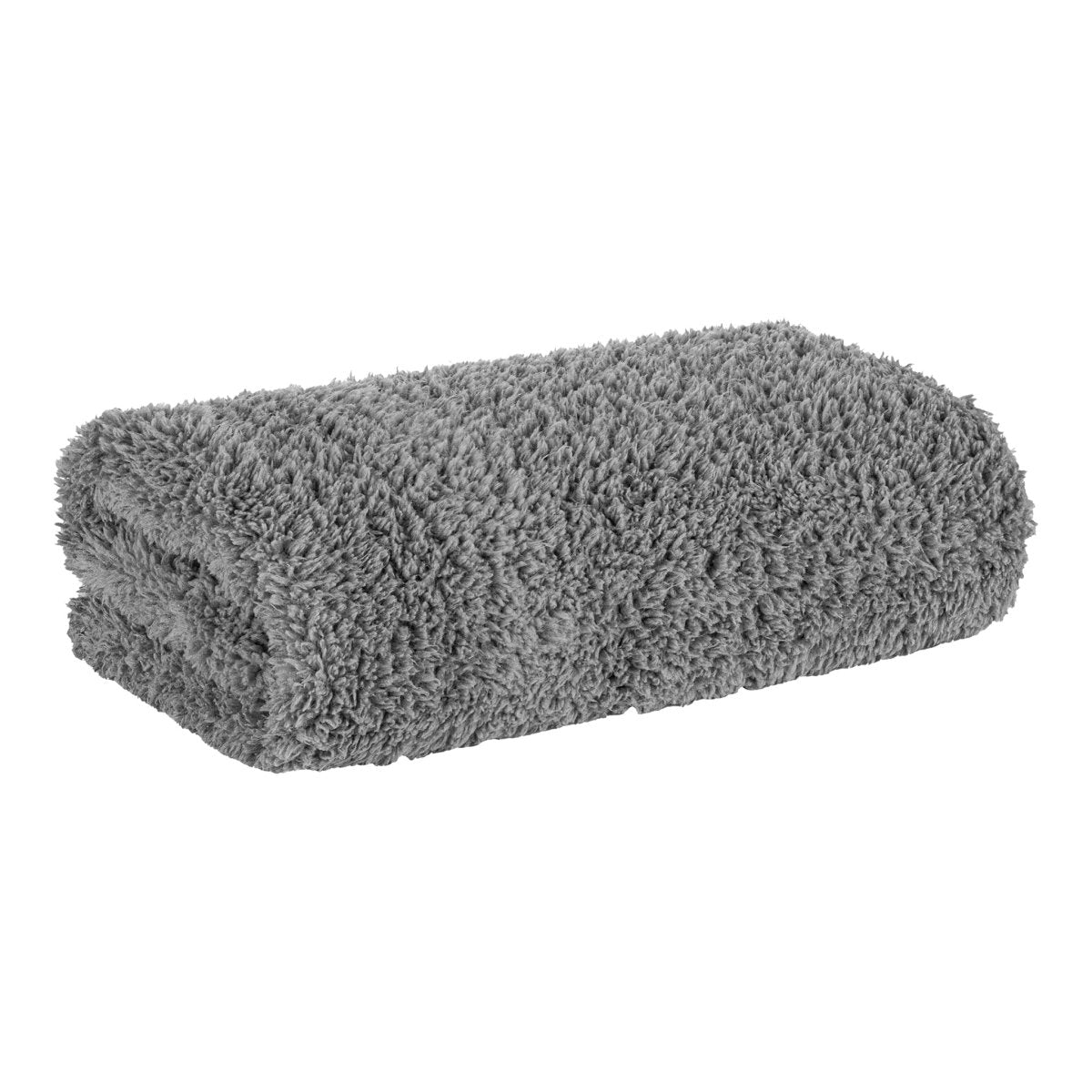 MICRO Poliertuch GRAU FLUFFY - Randlos - 500GSM - 1 Stück - CLEANPRODUCTS
