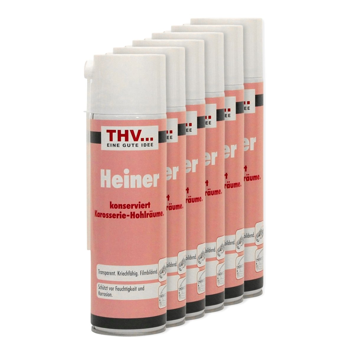 Heiner Hohlraum-Konservierung - hellbraun - 6 Stück - CLEANPRODUCTS