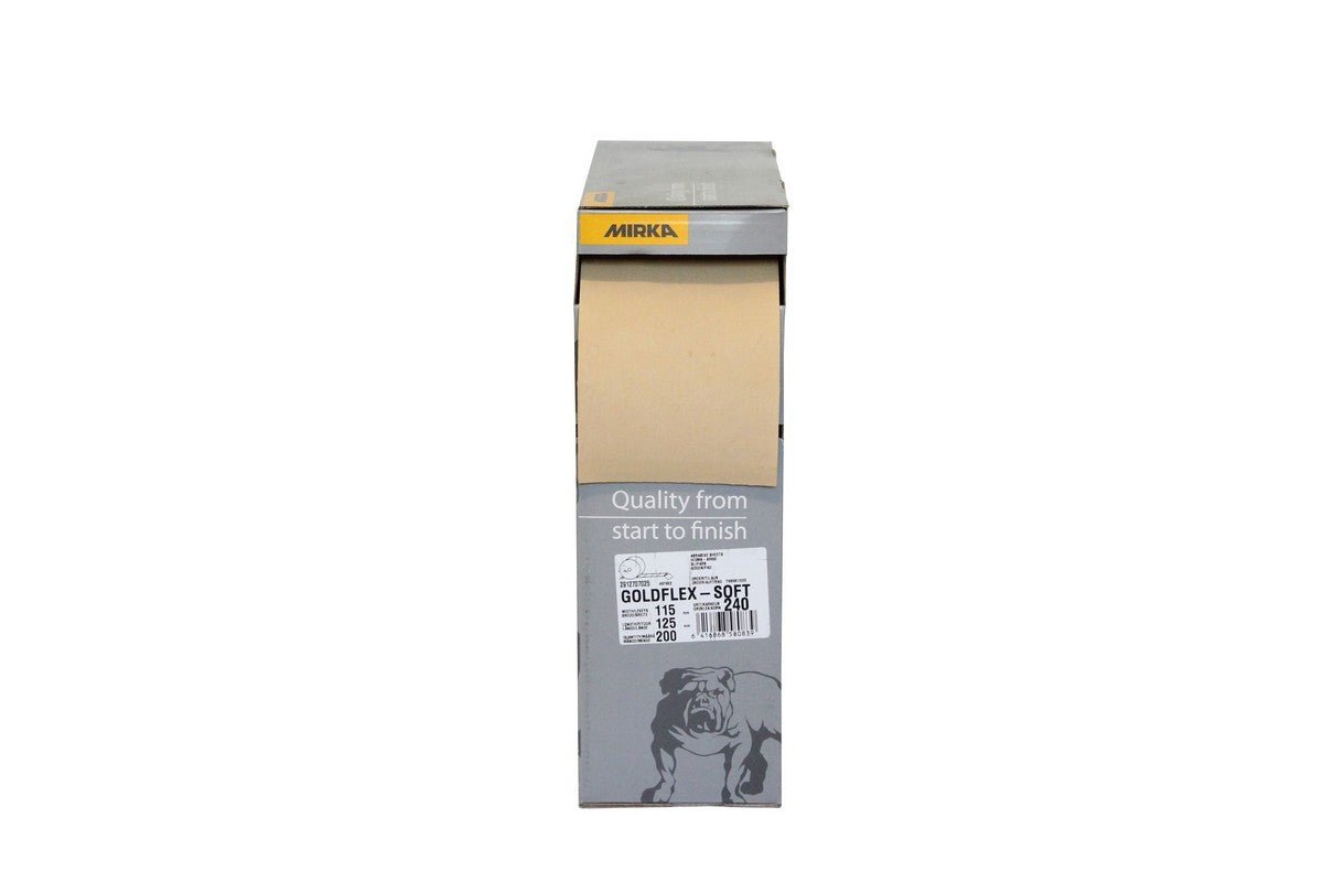 MIRKA Goldflex-Soft P 240 115 x 125 mm Handpands auf Rolle - CLEANPRODUCTS