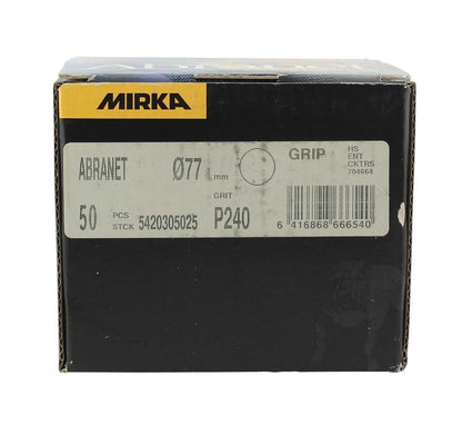 MIRKA Abranet P 240 - 77 mm - 50 Stück - CLEANPRODUCTS