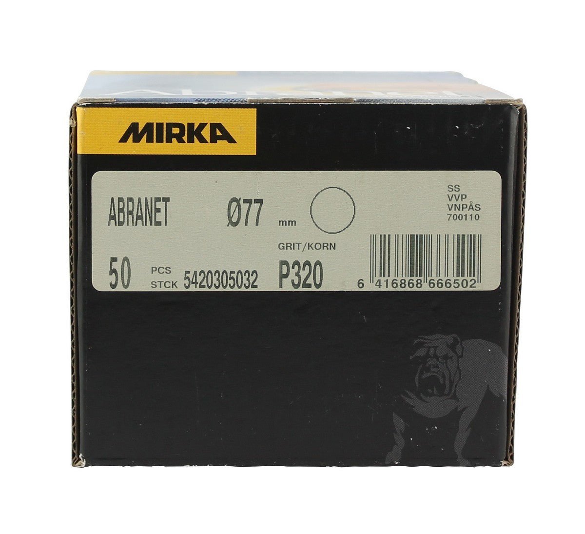 MIRKA Abranet P 320 - 77 mm - 50 Stück - CLEANPRODUCTS