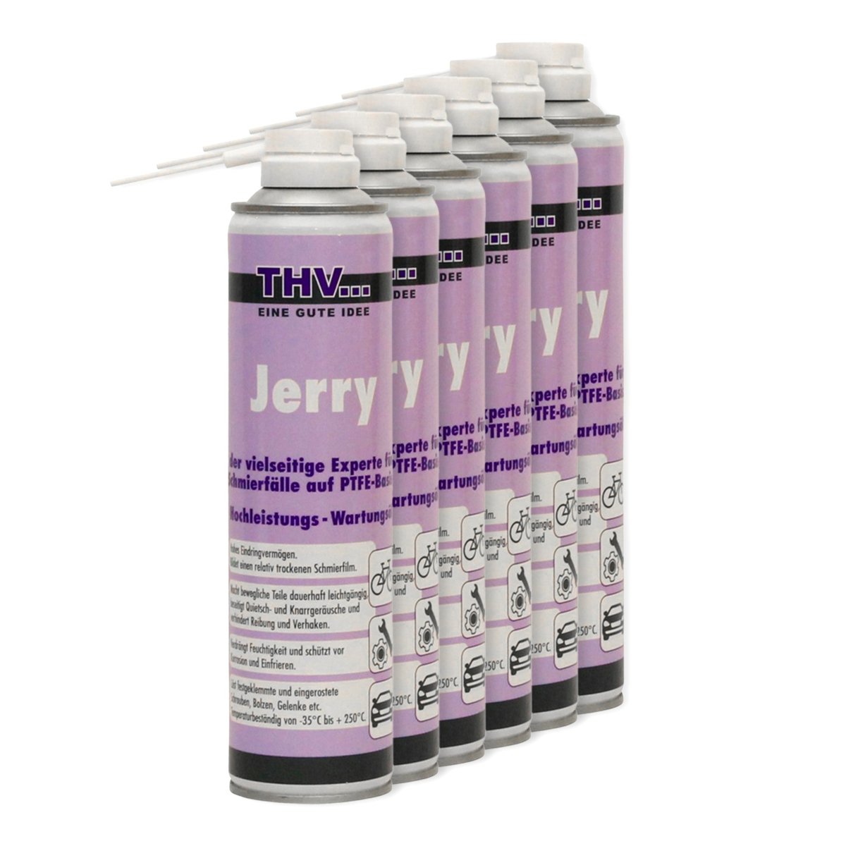 Jerry Hochleistungs-Wartungsöl mit PTFE - 6 Stück - CLEANPRODUCTS