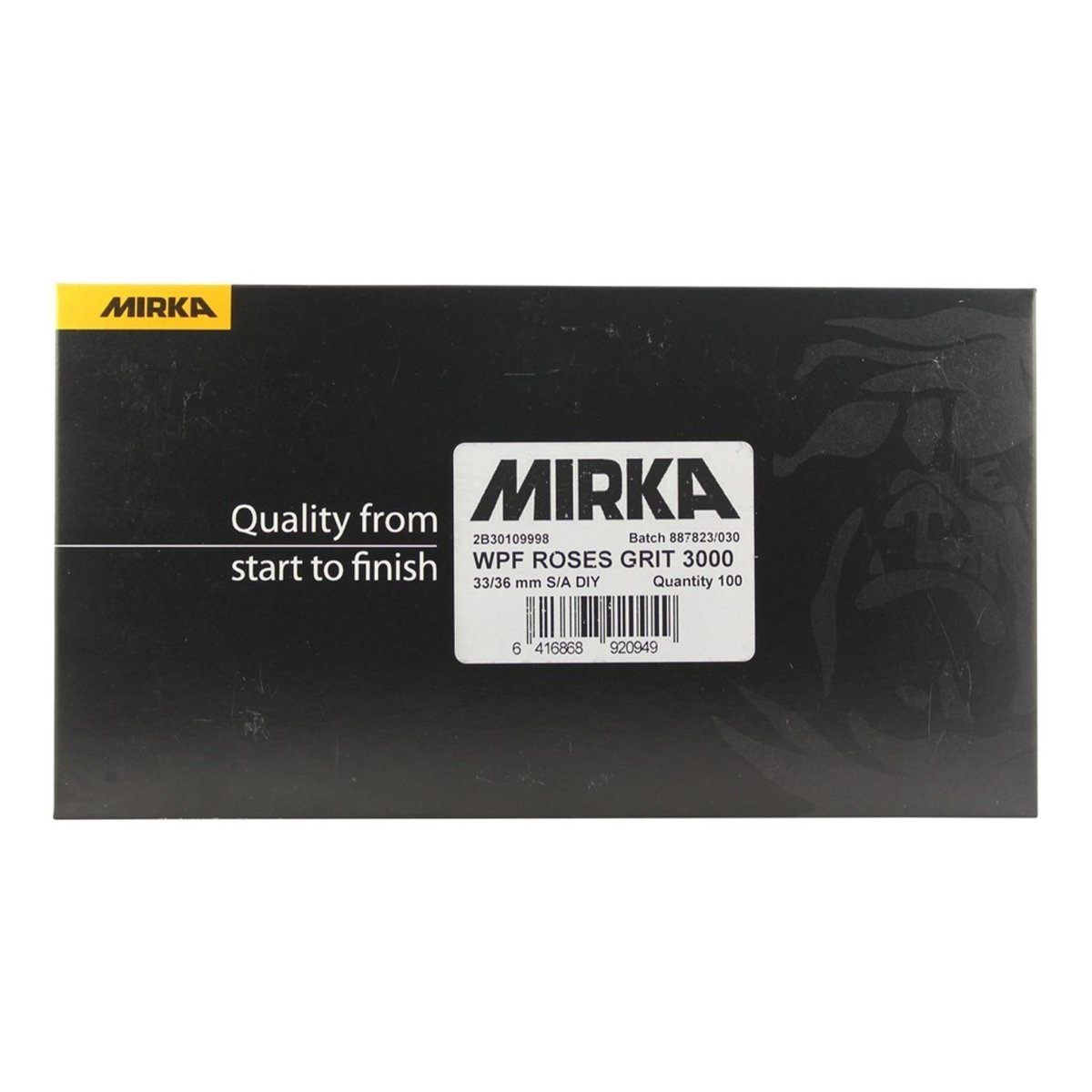 MIRKA Wasserfest-Latex WPF ROSES P 3000 Ø 33/36 mm 100 Stück - CLEANPRODUCTS